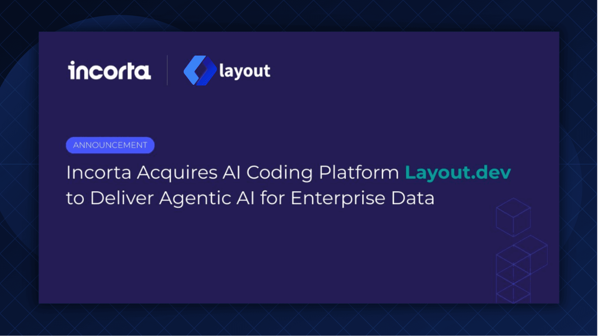 Incorta has acquired Layout.dev
